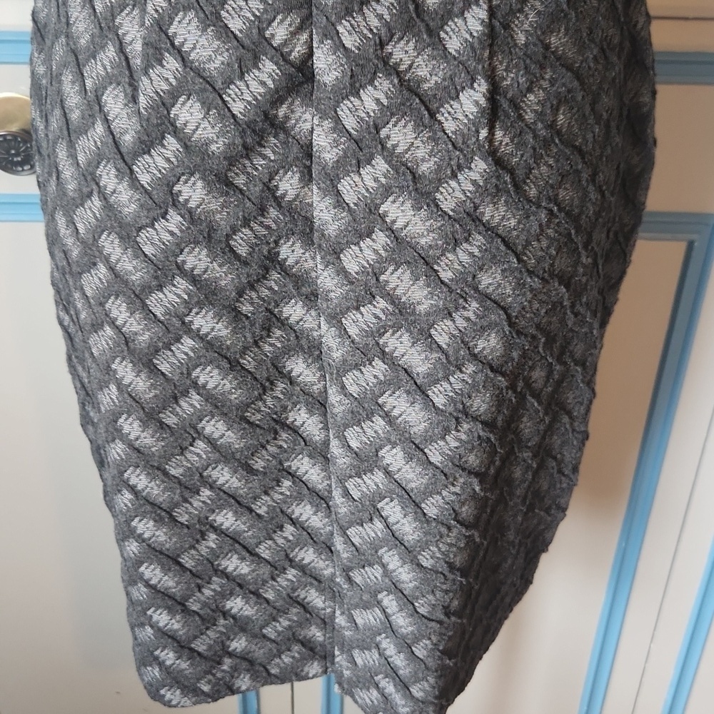 Connected Apparel Basketweave Textured Dress - Picture 10 of 13